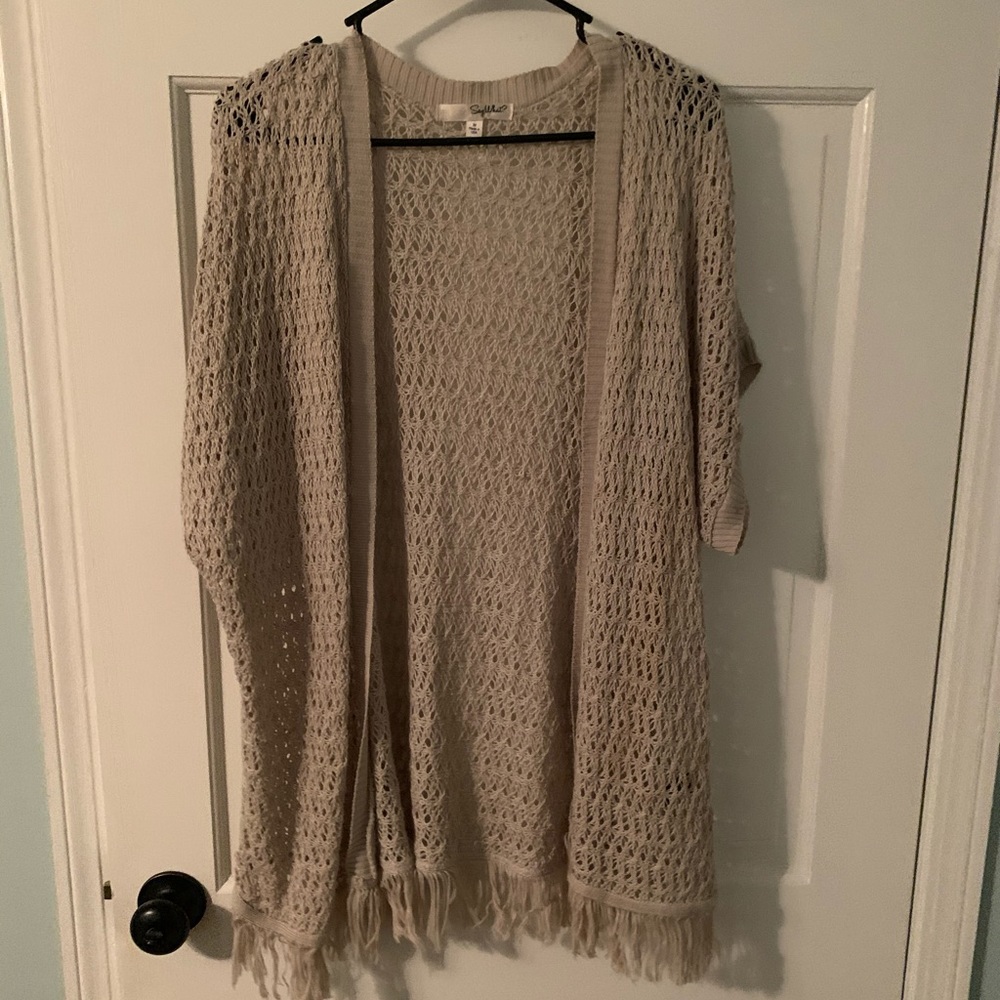 Beach Cardigan- Super Cute on runs long
